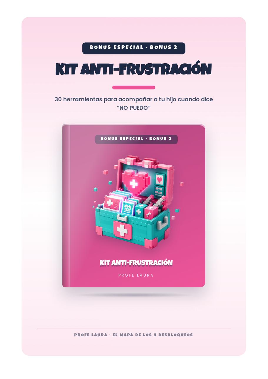 Vista interior del PDF: Bonus 2 · Kit Anti-Frustración