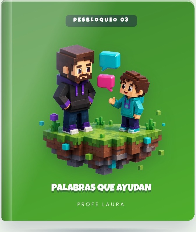 Mini-libro Desbloqueo 03: PALABRAS QUE AYUDAN